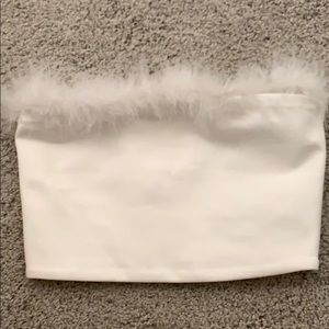 REVOLVE superdown fluffy top!